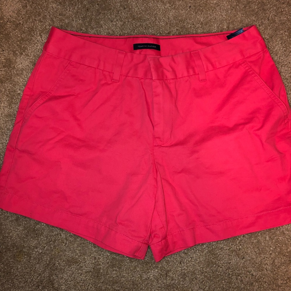 Hot pink shorts
